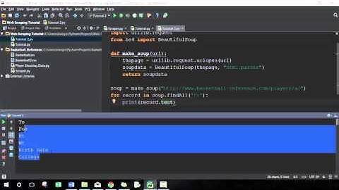 Introduction to Web Scraping (Python) - Lesson 02 (Scrape Tables)