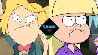 SASHA AND PACIFICA VOICE SWAP | Amphibia\/Gravity Falls