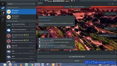 How to create a telegram bot