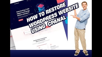 Learn How to Backup and Restore WordPress Website from Cpanel #wordpresswebsite #restorewordpress
