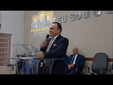 Agradecimento do pastor Francisco Pereira Filho.