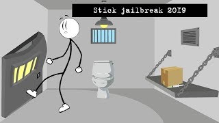 ► Stickman jailbreak 2019 Full Gameplay - Stick Prison Break Escape screenshot 1