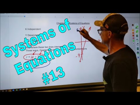 How To Solve System of Equations, Ch  #13