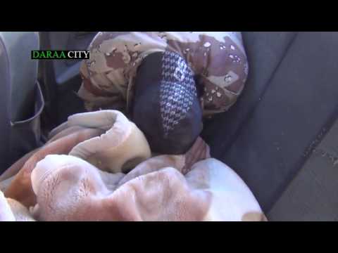 تشييع الشهيد نضال فلاح بجبوج استشهد في معركة المنشية درعا 27 10 2013