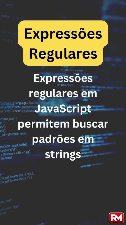 Expressões Regulares em JavaScript - YouTube