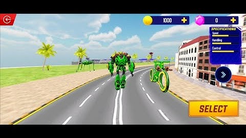 BMX Robot Transform Mosquito: Robot BMX Games/ Android Gameplay