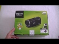 Sony HDR - CX220 - Unboxing e especificações - Português