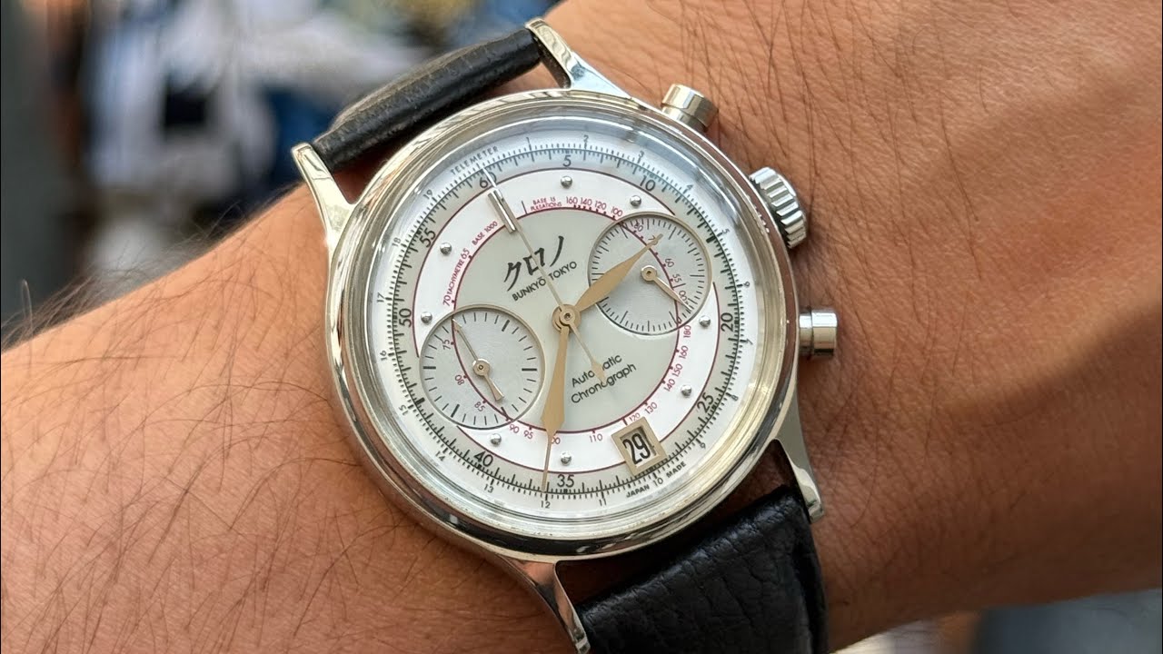★シロノ★② Art Deco Timekeeping: Kurono Tokyo Chronograph II 'Shiro' | Review