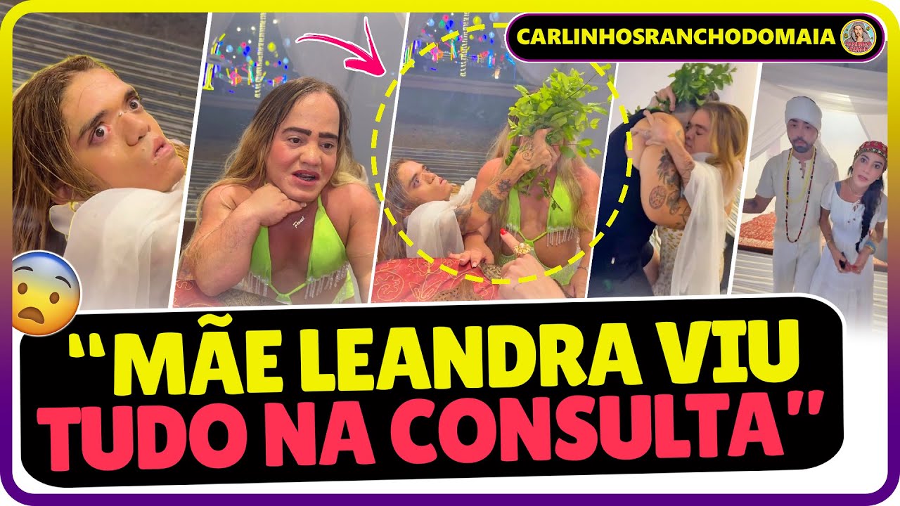 CARLINHOS COLOCOU TODA TURMA PARA SE CONSULTAR COM PAI RICO E MÃE LEANDRA E MÃE APOLINE 🤭😮🌻