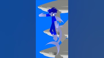 Shark Steve - Steve Saga Shorts 31 (Stick Nodes Minecraft Animation)