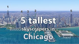 5 tallest skyscrapers in Chicago #chicago #top #building