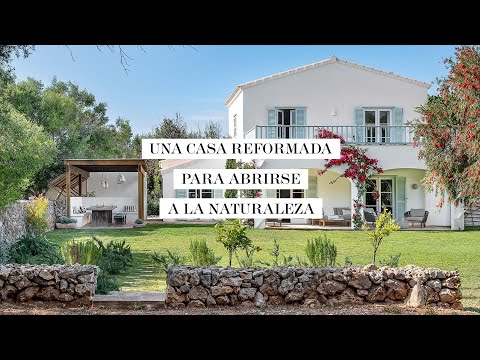 Una casa familiar en Mahón que se ha reformado para abrirse a la naturaleza | DecoraciónTV