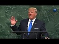 President Trump Gives an Address to the 72nd Session of the United Nations General Assembly