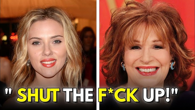 Scarlett Johansson ERUPTS LIVE On The View After Heated Clash With Joy Behar  | SHAPED BY IMAGINATION - YouTube
