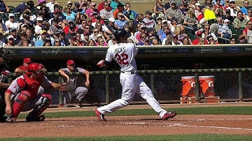 LAA@MIN: Hicks rips a two-run double down the line