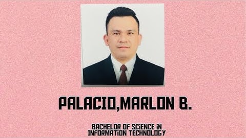PALACIO,MARLON B.|LABORATORY EXERCISE 003 |COMPUTER Programming