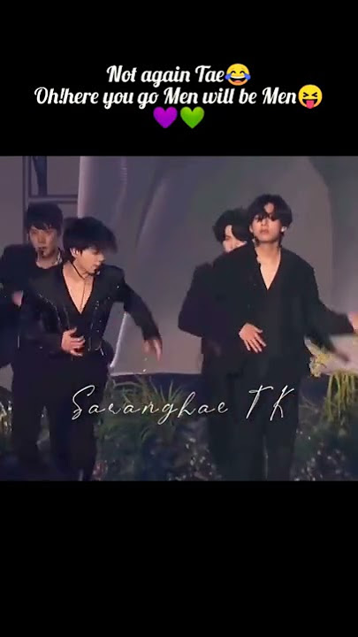 Tae checking out Jungkook during fake love🙈😌💞#taekook