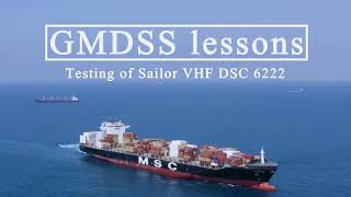 Testing of Sailor VHF DSC 6222