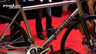 Enigma Evoke Disc Ti road bike and new paintshop