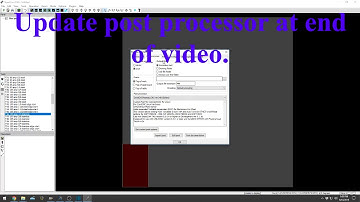 SheetCam Intro with tool and post processor upload.