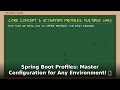 Master Java Spring Boot Profiles: Advanced Configuration for Any Environment! 🚀