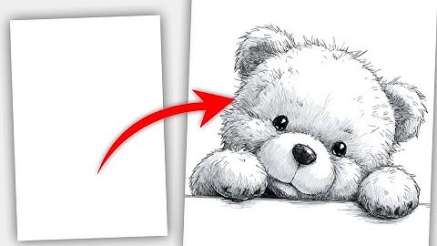 Teddy Bear Drawing Easy Tutorial Step By Step || Easy Drawing For Beginners