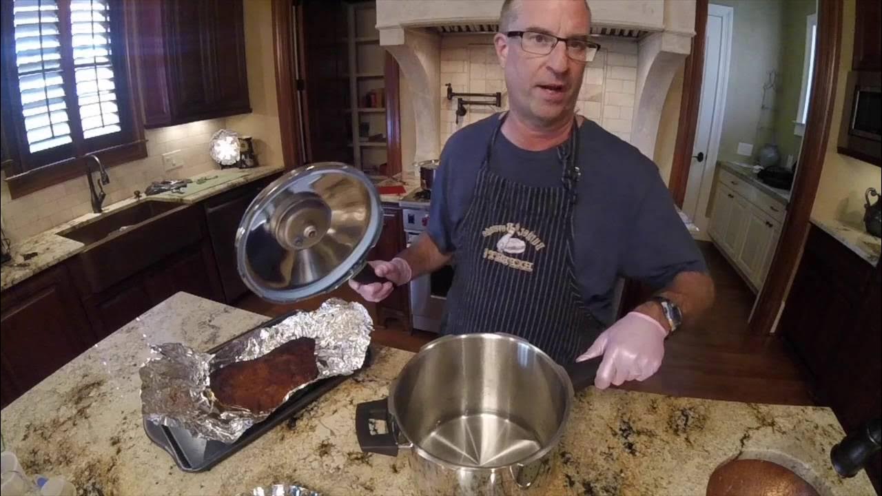 Final cook of pastrami with Pressure Cooker YouTube