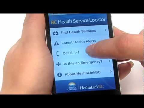 Find a health service near you with the BC Health Service Locator App