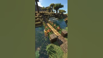 Minecraft Bridge designs and ideas #shorts #minecraft #minecraftshorts