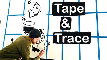 How to Scale up Your Art for a Mural Painting - Grid Technique