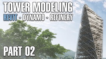 Octahedron Tower Design - Revit, Dynamo & Refinery tutorial - Inclination & Cost Optimization
