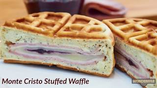 Monte Cristo Stuffed Waffle