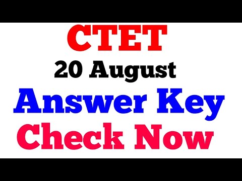 CTET ANSWER KEY KNOW HERE | TEJ TUBE