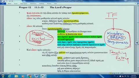 Lectionary Podcast Proper 12 - Series C - Luke 11:1-13 with Dr. Arthur Just