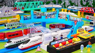 Download Lagu Plarail Shinkansen subway line ☆ Construction of multi-purpose Takara Tomy GoGo Departure Station MP3