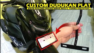 Review dan Cara Pasang AWS Custom Dudukan Plat Nomor di Nmax Neo/S, Turbo - Gagah, Cakep dan Berisi