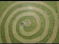 One man and his drone went to mow a meadow