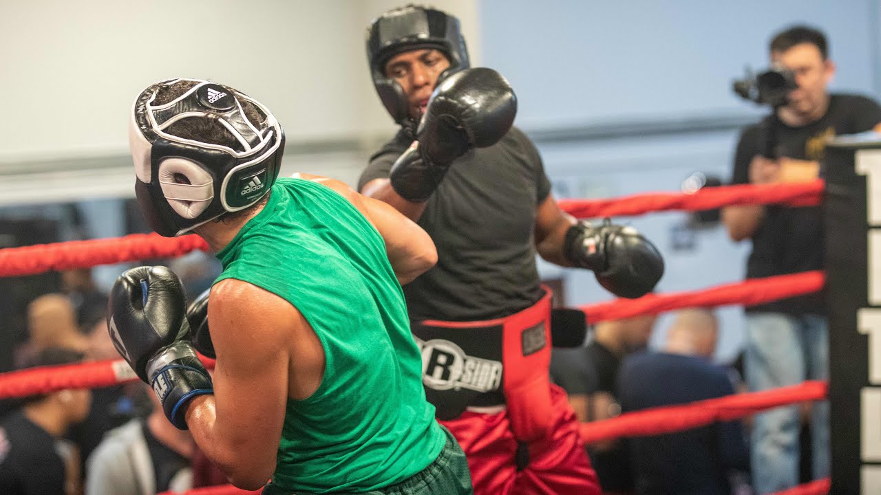 The track driver from Philadelphia Adam Bassal vs 2-time Olympian Juan ...