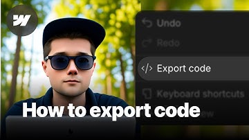 How to  export website in Webflow (New UI)