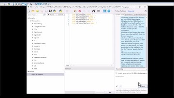 MicroStation 2025 Python Assistant: Creating a DGN File Manager