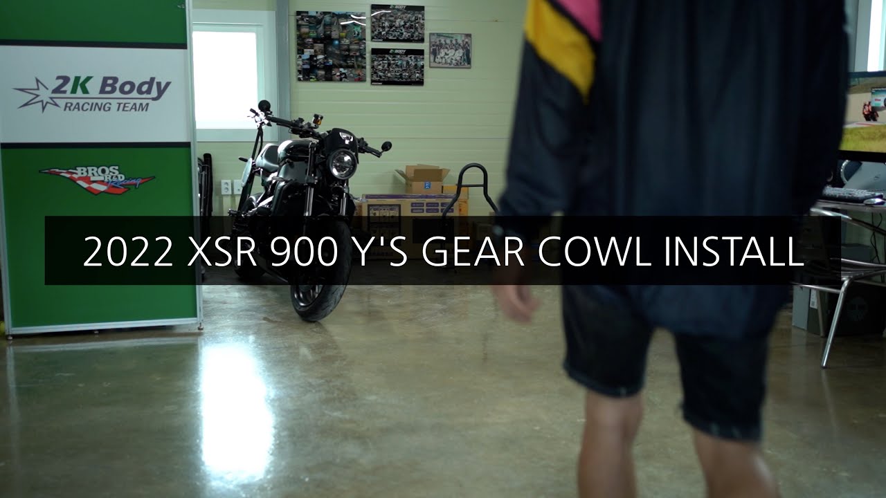 4K/2022 XSR 900 / YS GEAR COWL INSTALL