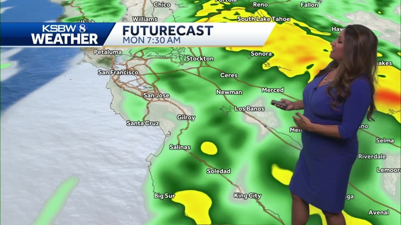 Rain makes was to a dry, warm week ahead - YouTube