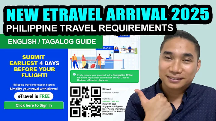 ETRAVEL GOV PH ARRIVAL REGISTRATION 2025 | NEW ETRAVEL PH PASS PHILIPPINES TUTORIAL
