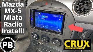 2006 - 2015 Mazda MX-5 Miata Radio Install | Pioneer AVH-210EX