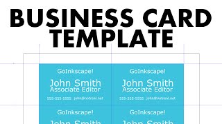 Printing Business Cards in Inkscape screenshot 2