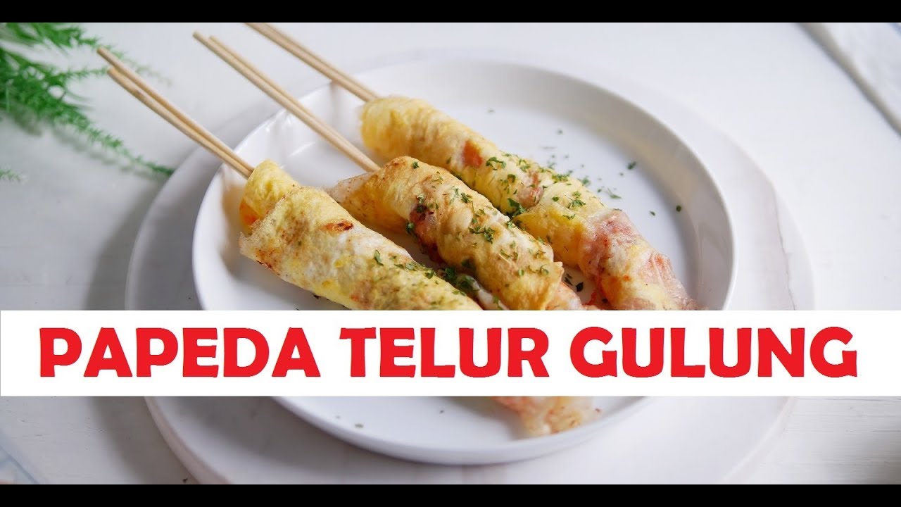  Cara  Membuat  Papeda Telur  Gulung  YouTube