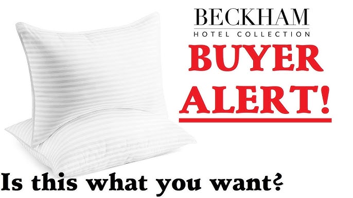 Beckham Hotel Gel Bed Pillow Unbox + Review 