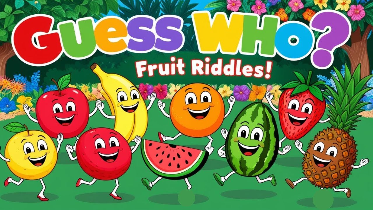 Guess Who? Fruit Riddles! | Fun Fruit Riddles for Kids |Kitty and Company