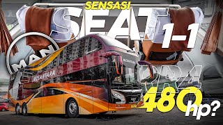 PORIS - KUDUS SEAT 1-1 CUMA 190 RIBU - PO Nusantara - Conqueror - Nusantara Gemilang - MAN RR4