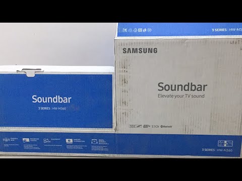 Samsung Soundbar 3 Series| HW-M360 - YouTube